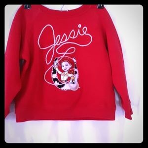 Red Disney sweatshirt from Toy Story Jessie girls